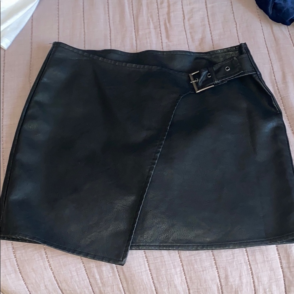 Black Leather skirt